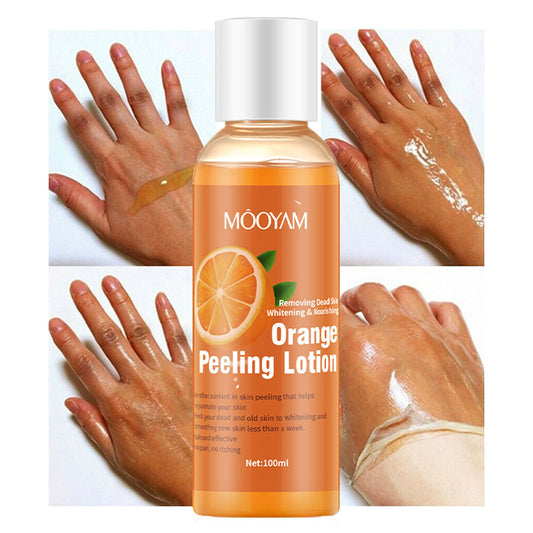 Lotion Peeling à l'orange contre les tâches